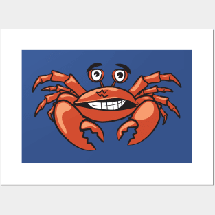 Big Red Crab Posters and Art